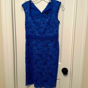 Ann Taylor lace over lay dress